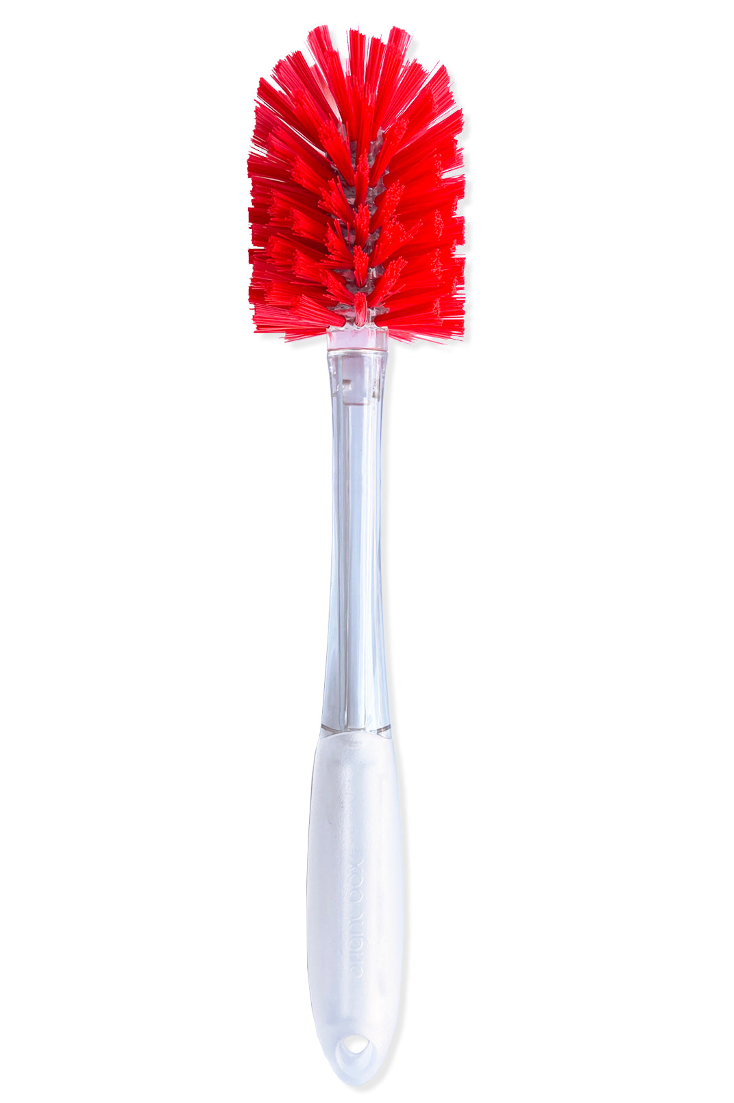 Poppy Red Bottle and Glass Brush