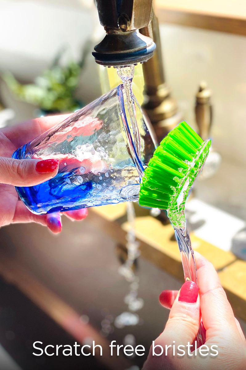 Lady Dish Brush™- Cute Scrub Brush with Handle