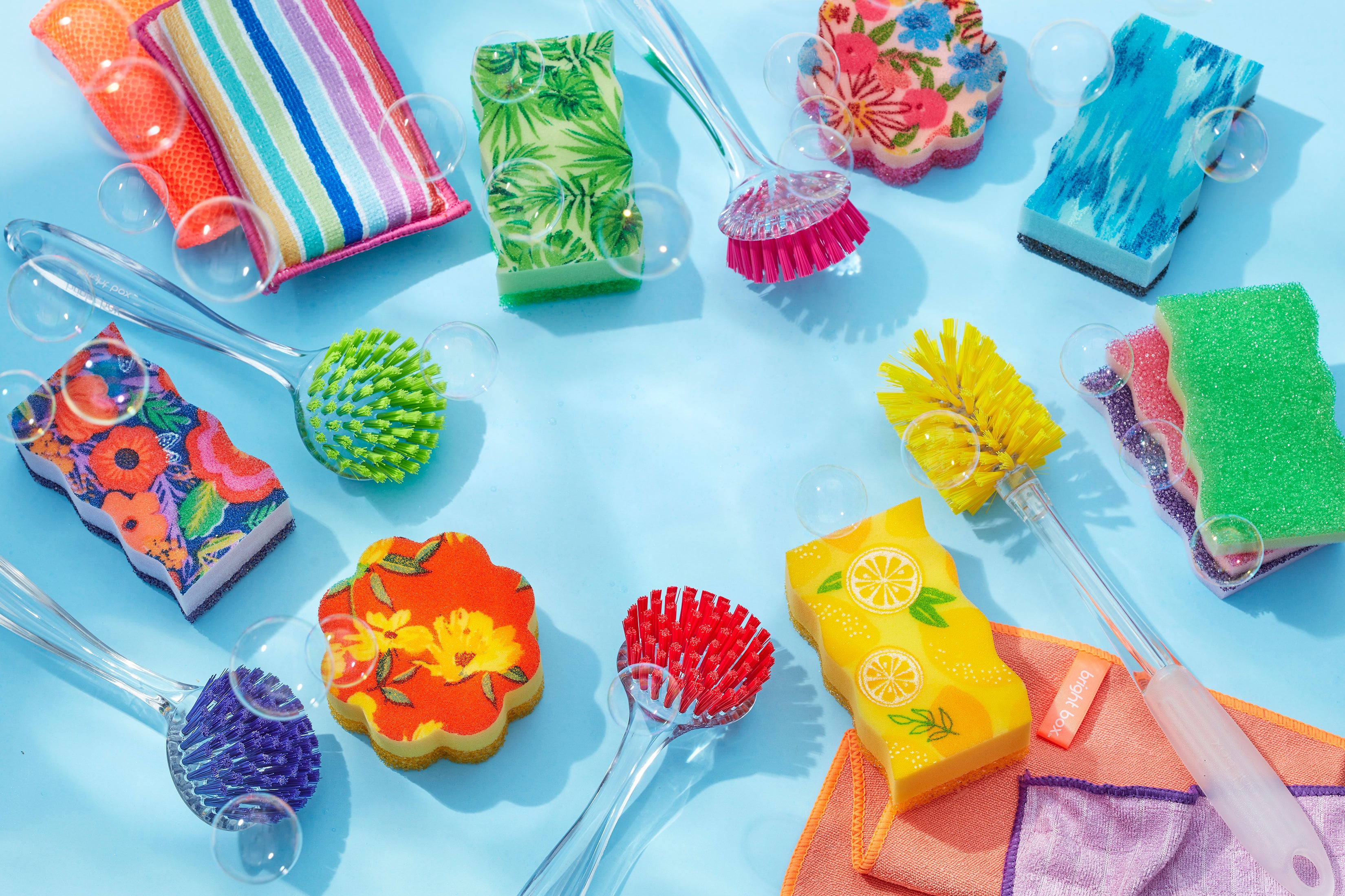 Set of Very Peri Scrub + Wipe Wave Sponges, 2ct