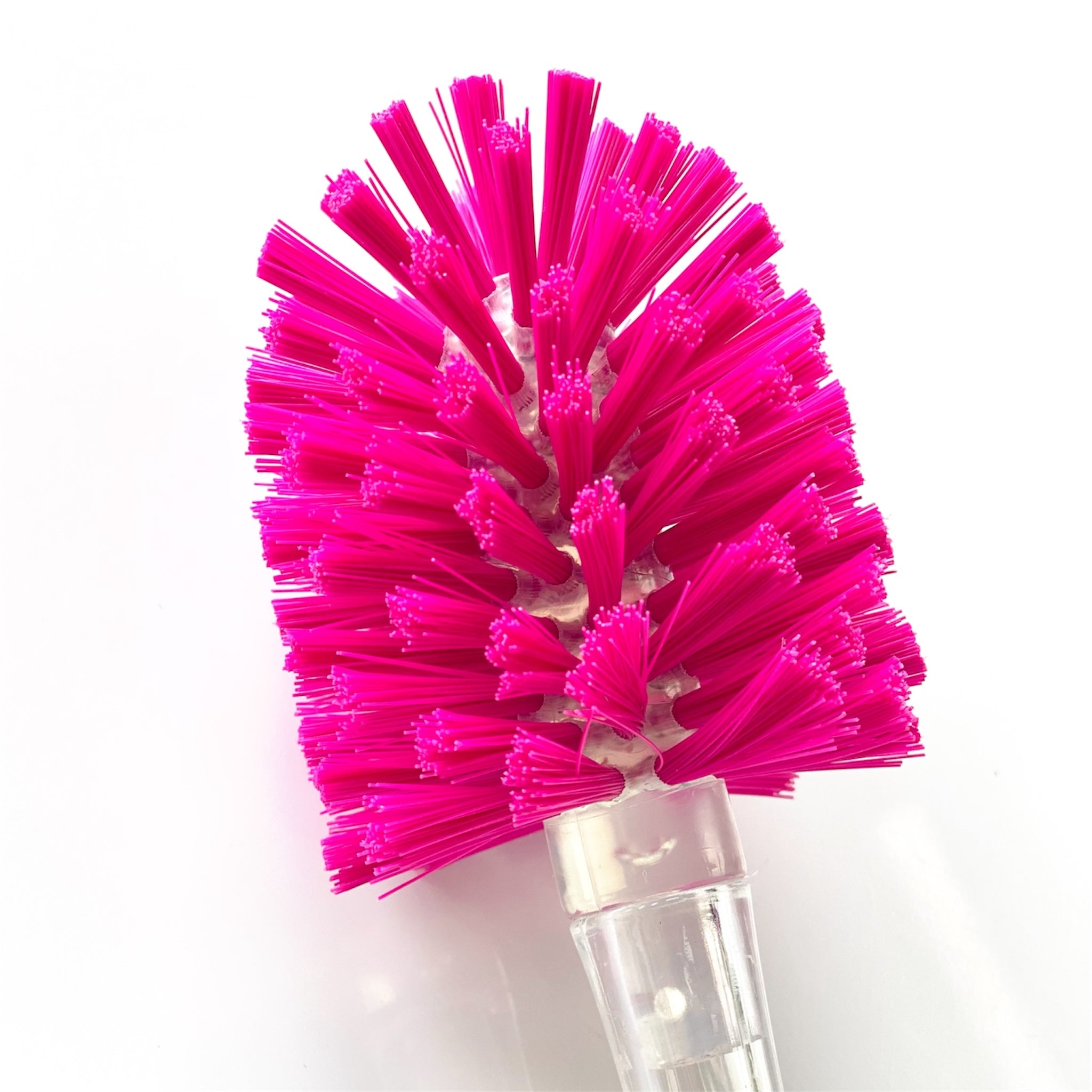 Posh Pink Bottle and Glass Brush