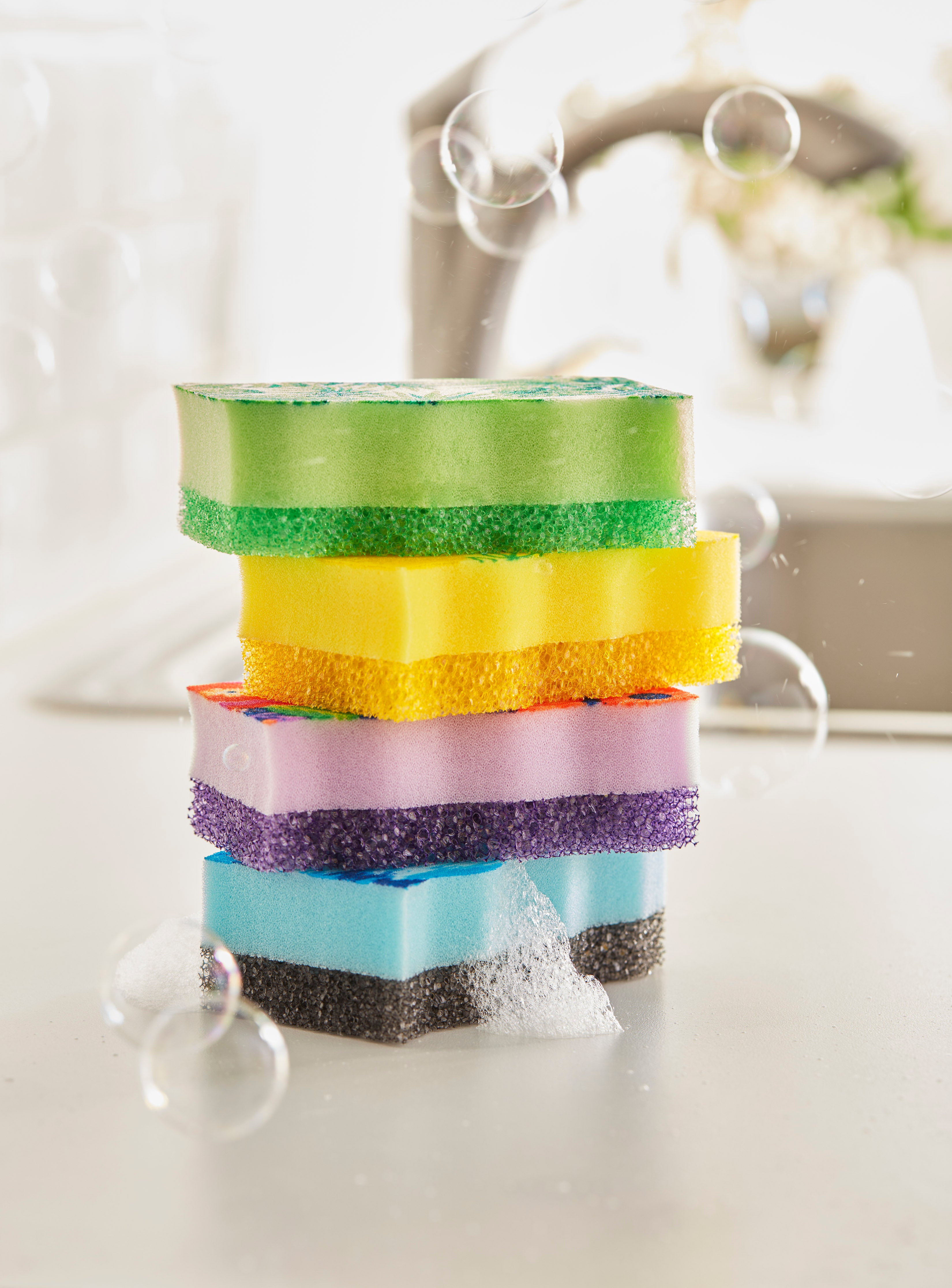 Set of Very Peri Scrub + Wipe Wave Sponges, 2ct