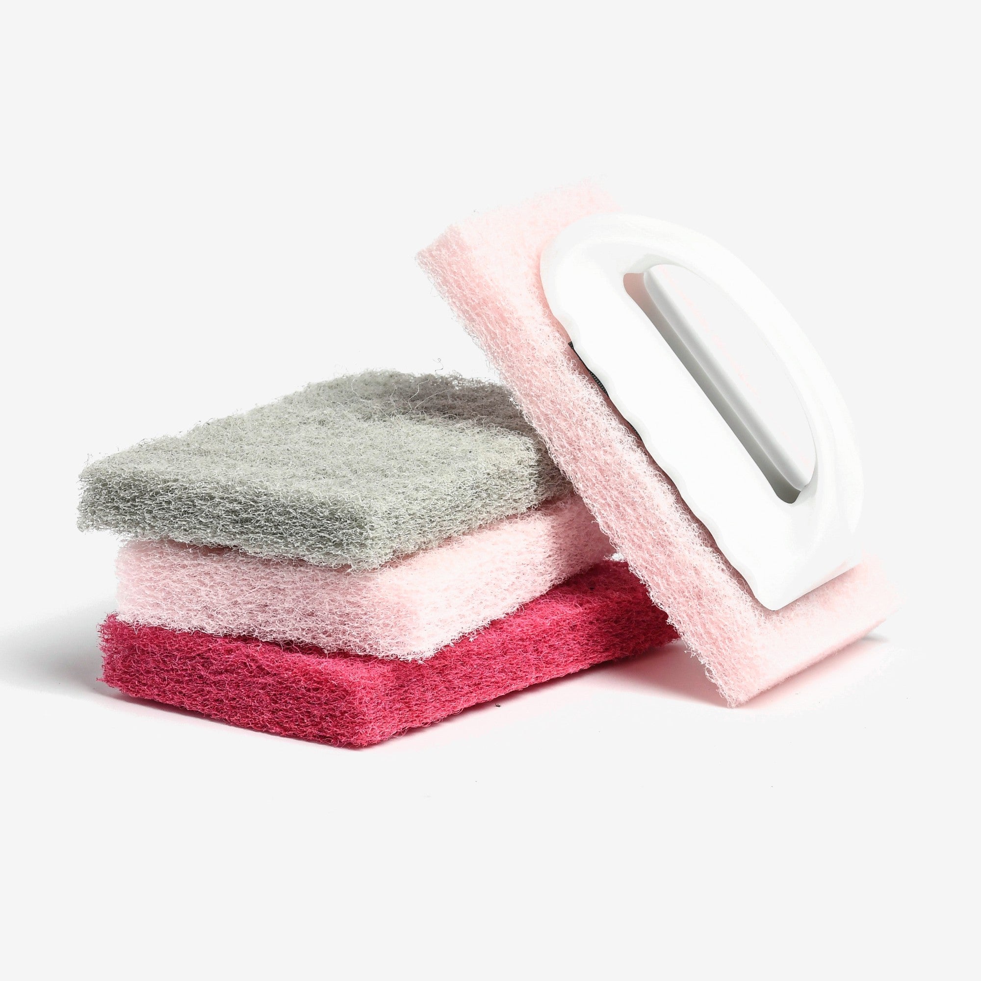 Pink Scrubber set w/ Handle, 4ct – brightboxlabs.com