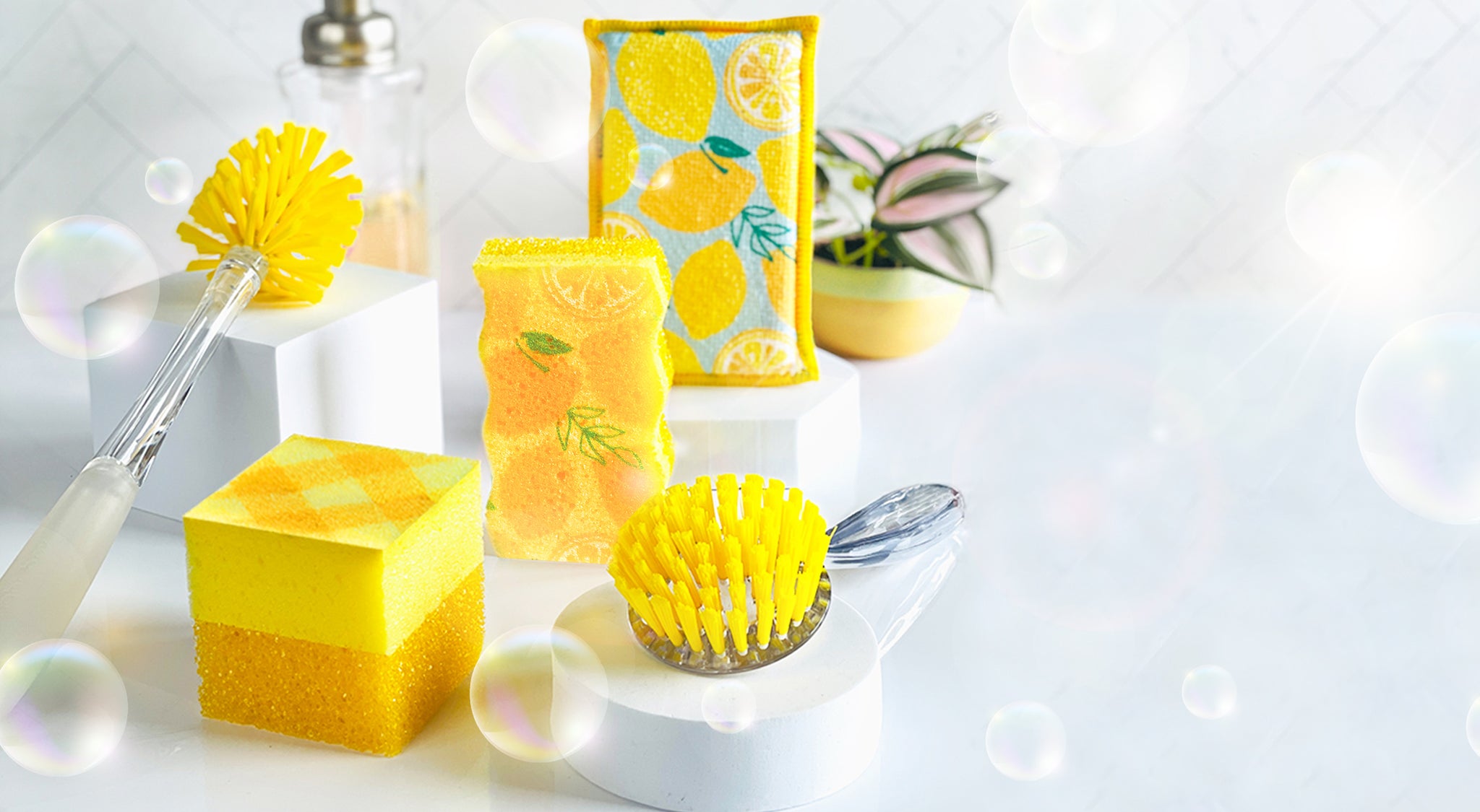 Microfiber Fruit Sponges, 2ct –
