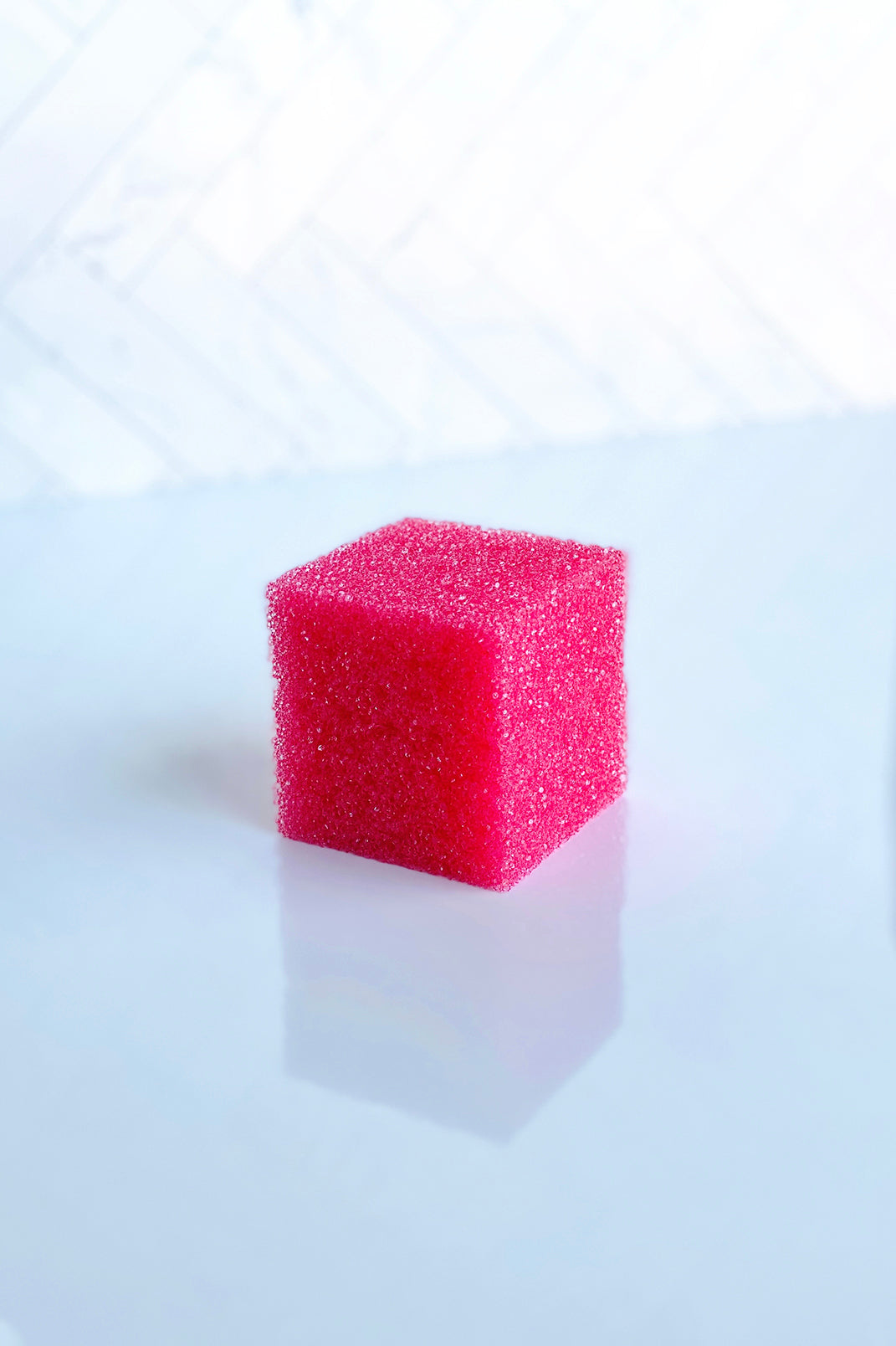Posh Pink Cube Scrubber
