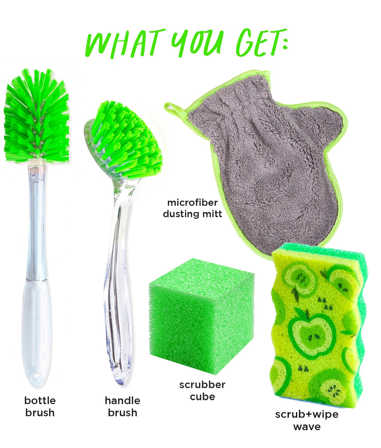 Electric Green Cleaning Kit