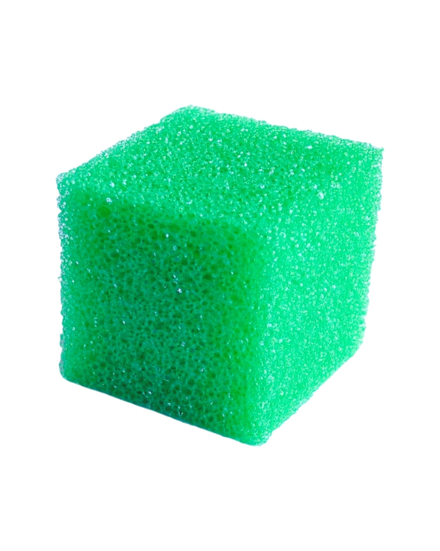 Electric Green Cube Scrubber