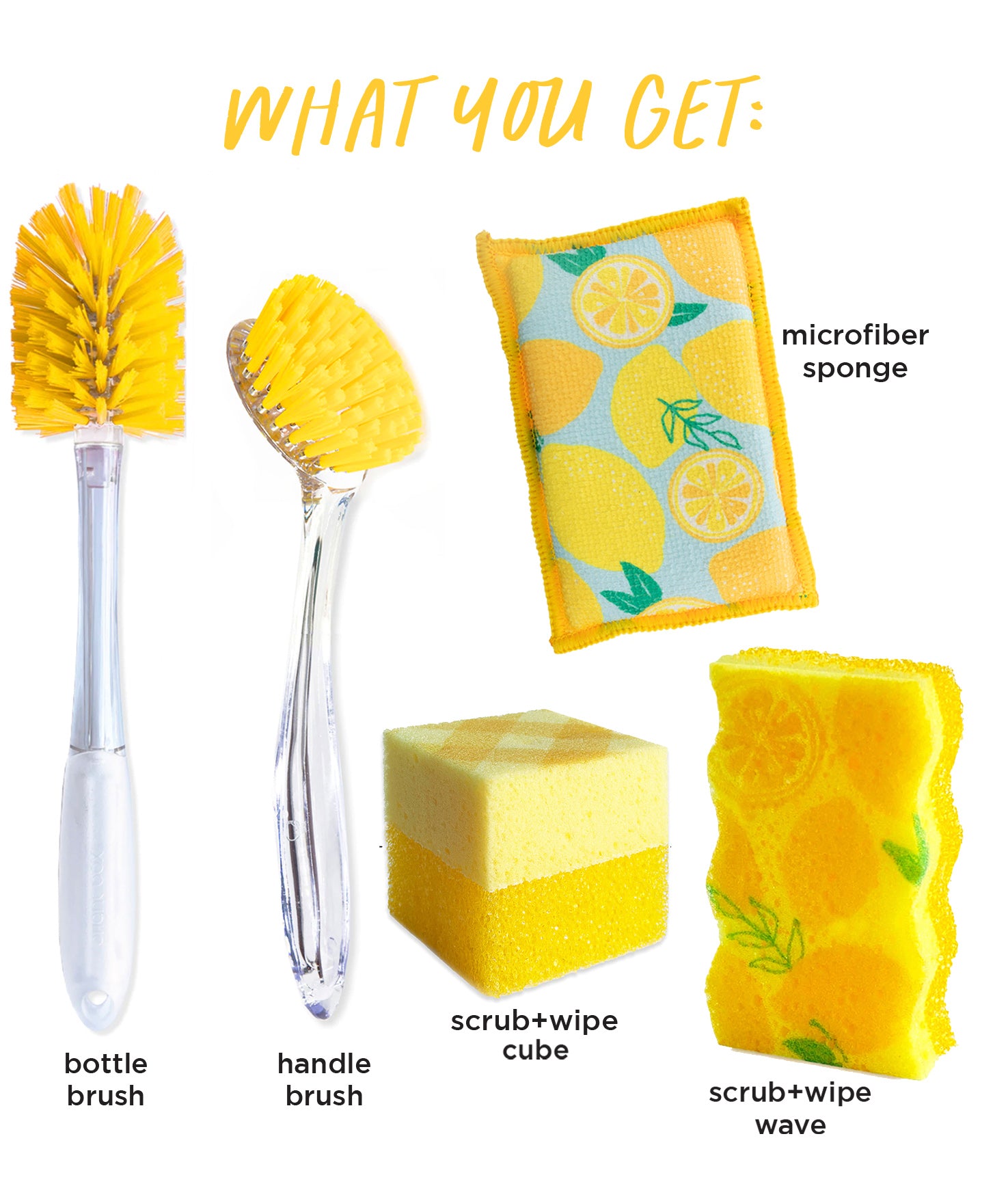 Sunshine Yellow Cleaning Kit